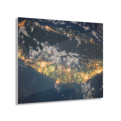 Taiwan at Night from Space Acrylic Prints