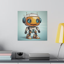 Load image into Gallery viewer, Happy Robot Wall Art | Square Matte Canvas