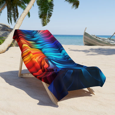 Abstract Colors Beach Towel