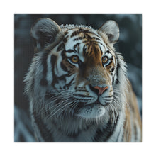 Load image into Gallery viewer, White Tiger Wall Art | Square Matte Canvas