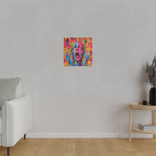 Load image into Gallery viewer, Colorful Abstract Chaos Wall Art | Square Matte Canvas