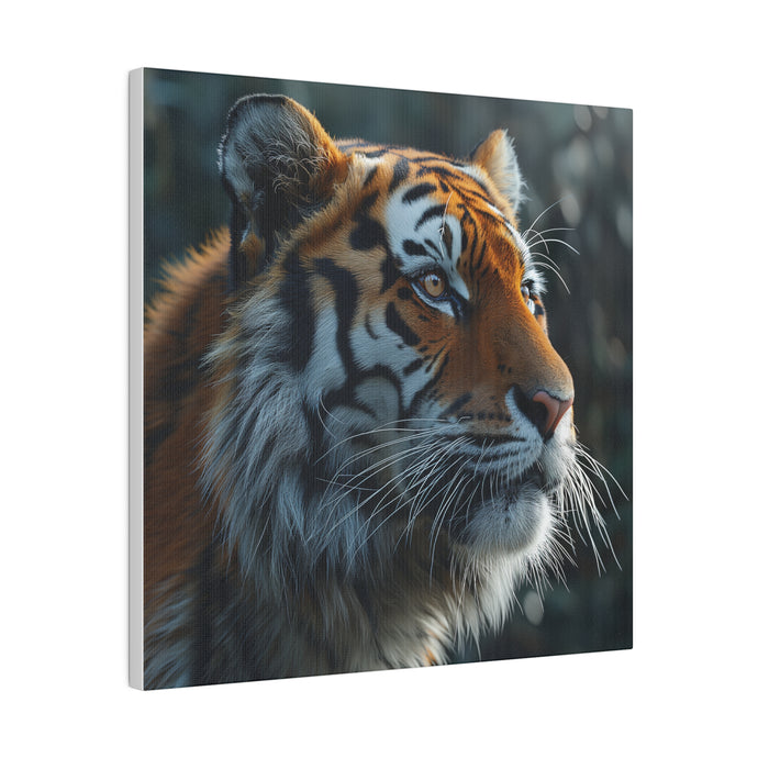 Majestic Tiger Wall Art | Square Matte Canvas