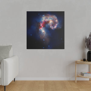 A Galactic Spectacle Wall Art | Square Matte Canvas