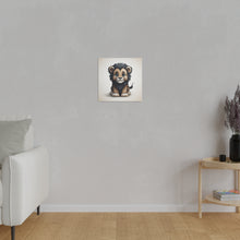 Load image into Gallery viewer, Cute Little Lion Wall Art | Square Matte Canvas