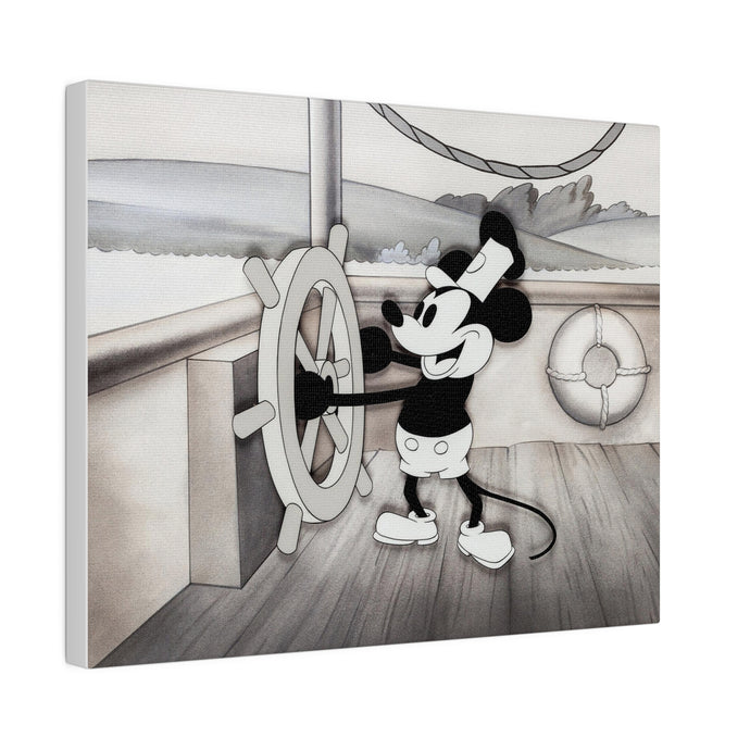 Steamboat Willie | Matte Canvas, Stretched, 0.75