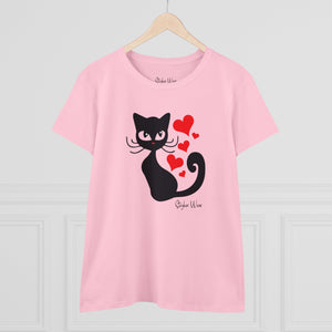 Love Cat | Women's Midweight Cotton Tee