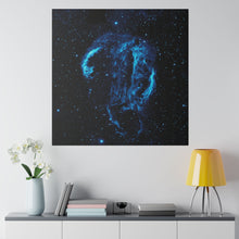 Load image into Gallery viewer, Cygnus Loop Nebula Wall Art | Square Matte Canvas