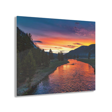 River Sunset Acrylic Prints