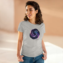 Load image into Gallery viewer, Purple Cosmos | Women&#39;s Midweight Cotton Tee