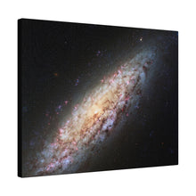 Load image into Gallery viewer, Lonely Galaxy Lost in Space Center Wall Art | Horizontal Turquoise Matte Canvas