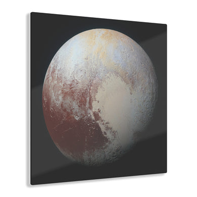 Pluto's Heart Acrylic Prints