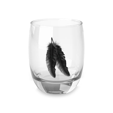 Two Feathers Whiskey Glass
