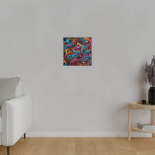 Load image into Gallery viewer, Melted Lines Wall Art | Square Matte Canvas