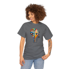 Load image into Gallery viewer, Abstract Colorful Portrait | Unisex Heavy Cotton Tee
