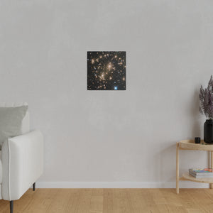 Galaxy Cluster Wall Art | Square Matte Canvas