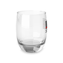 Load image into Gallery viewer, American Flag with Red Stripe Whiskey Glass