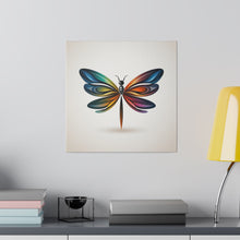 Load image into Gallery viewer, Colorful Dragonfly | Square Matte Canvas