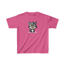 Load image into Gallery viewer, Happy Cartoon Kitty | Kids Heavy Cotton™ Tee