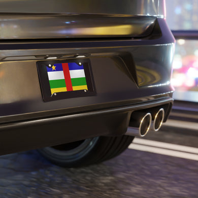 Central African Republic Flag Vanity Plate