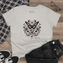 Load image into Gallery viewer, Vintage Butterfly Tattoo Art | Women&#39;s Midweight Cotton Tee