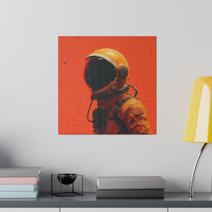 Atomic Astronaut Art | Square Matte Canvas