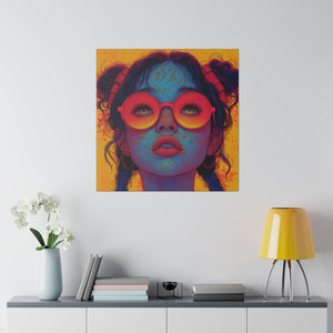Attention Span Pop Wall Art | Square Matte Canvas