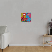 Load image into Gallery viewer, Abstract Kiss Pop Wall Art | Square Matte Canvas