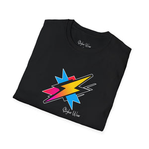 Colorful Lightning Bolt | Unisex Softstyle T-Shirt