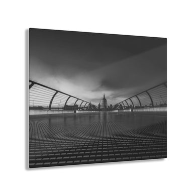 London Millennium Bridge Black & White Acrylic Prints