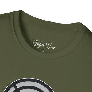 Warrior Helmet Blue | Unisex Softstyle T-Shirt