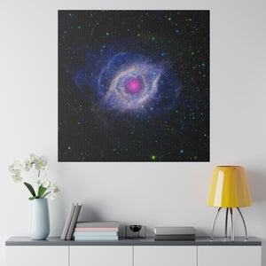The Helix Nebula Wall Art | Square Matte Canvas