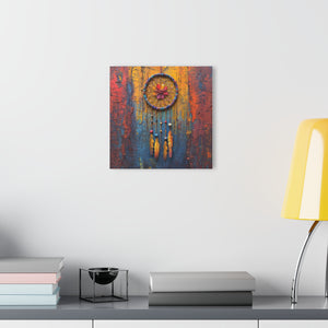 Colorful Painted Dream Catcher | Acrylic Prints