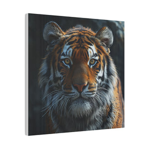 Tiger Portrait Wall Art | Square Matte Canvas