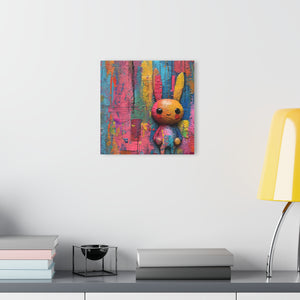 Oil Painted Abstract Rabbit | Acrylic Prints