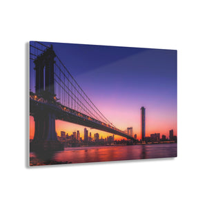 NYC at Sunset Acrylic Prints