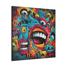 Load image into Gallery viewer, Funky Faces Wall Art | Square Matte Canvas