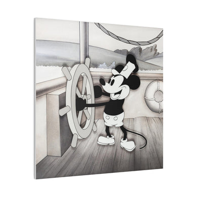 Steamboat Willie | Matte Canvas, Stretched, 0.75