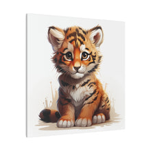 Load image into Gallery viewer, Tiger Cub Wall Art | Square Matte Canvas