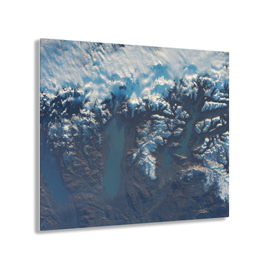 Patagonia Icefield and Lakes - Chile & Argentina from Space Acrylic Prints