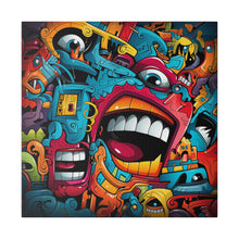 Load image into Gallery viewer, Funky Faces Wall Art | Square Matte Canvas