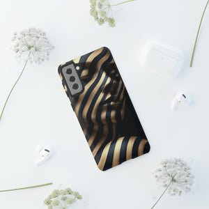 Striped Model | iPhone, Samsung Galaxy, and Google Pixel Tough Cases