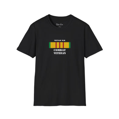 Vietnam War Combat Veteran | Unisex Softstyle T-Shirt