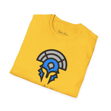 Load image into Gallery viewer, Warrior Helmet Blue | Unisex Softstyle T-Shirt