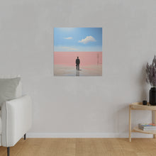 Load image into Gallery viewer, Post Modern Pink Desert Wall Art | Square Matte Canvas