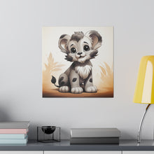 Load image into Gallery viewer, Happy Lion Cub | Matte Canvas