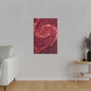 Whirlpool Galaxy | Vertical Matte Canvas