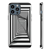 Load image into Gallery viewer, Black &amp; White Framed Illusion | iPhone, Samsung Galaxy, and Google Pixel Tough Cases