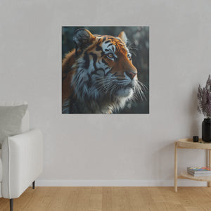 Majestic Tiger Wall Art | Square Matte Canvas