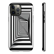 Load image into Gallery viewer, Black &amp; White Framed Illusion | iPhone, Samsung Galaxy, and Google Pixel Tough Cases