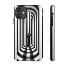 Load image into Gallery viewer, Black Lines | iPhone, Samsung Galaxy, and Google Pixel Tough Cases